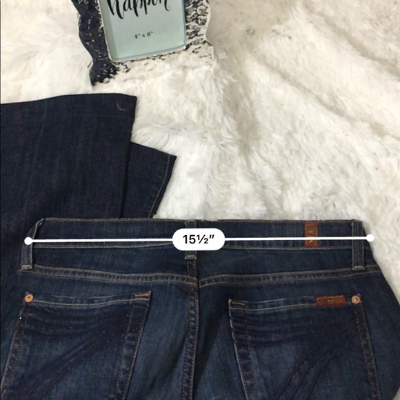 7 for all mankind dojo jeans size 28 - Picture 6 of 10